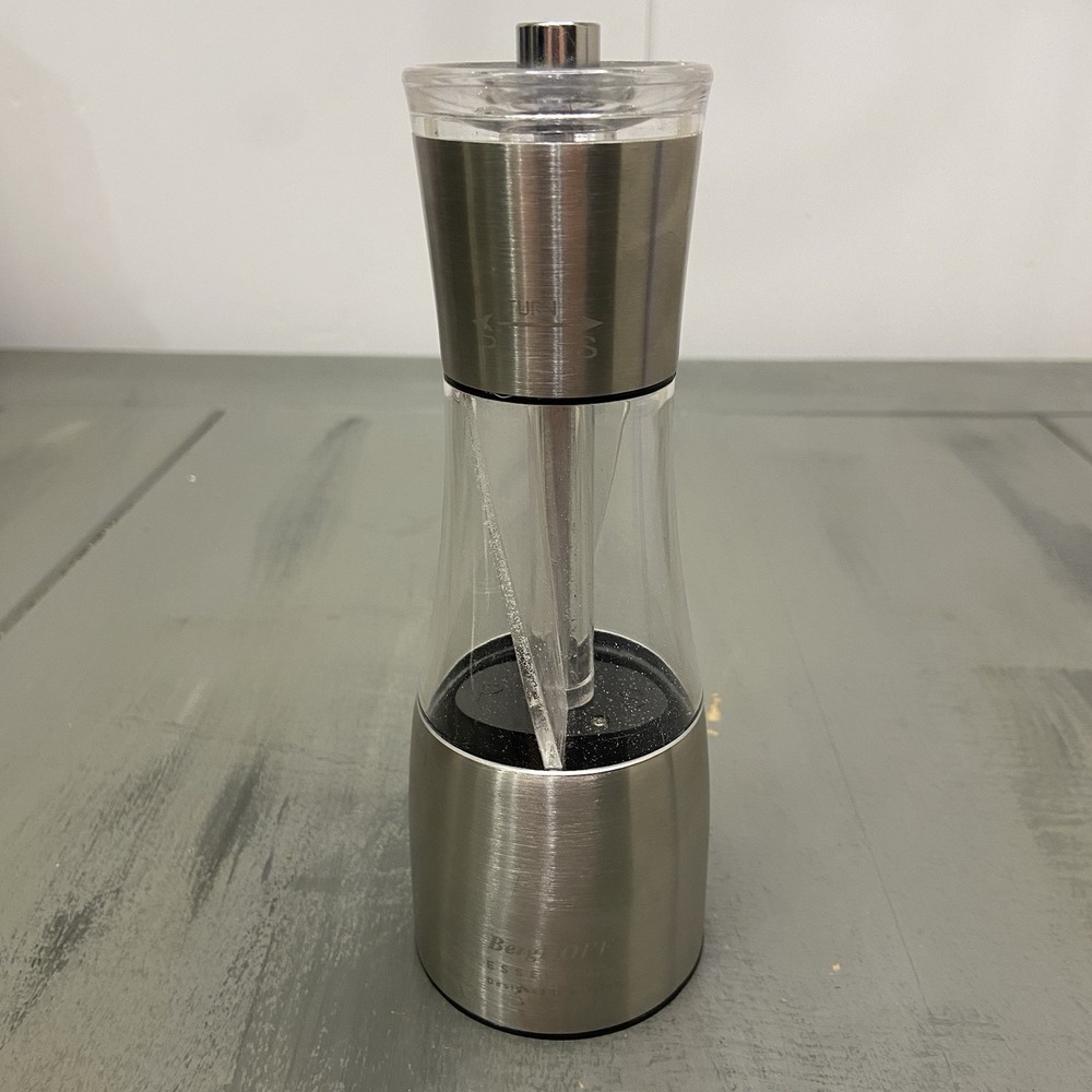 BergHOFF Essentials Stainless Steel Duo Salt and Pepper Mill
